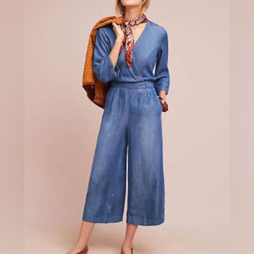 Cloth & Stone Tencel Chambray Jumpsuit